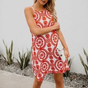 Cannes Cotton Embroidered Dress